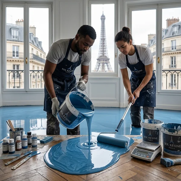 Réalisation 5 Sol Résine Paris